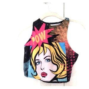 Pop Art Crop Top